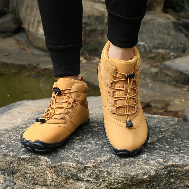 Zapatos de senderismo antideslizantes de cuero Real para mujer, al aire  libre Botas de senderismo, zapatos