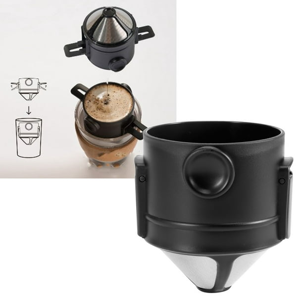 Máquina de café portátil para el hogar (negro)