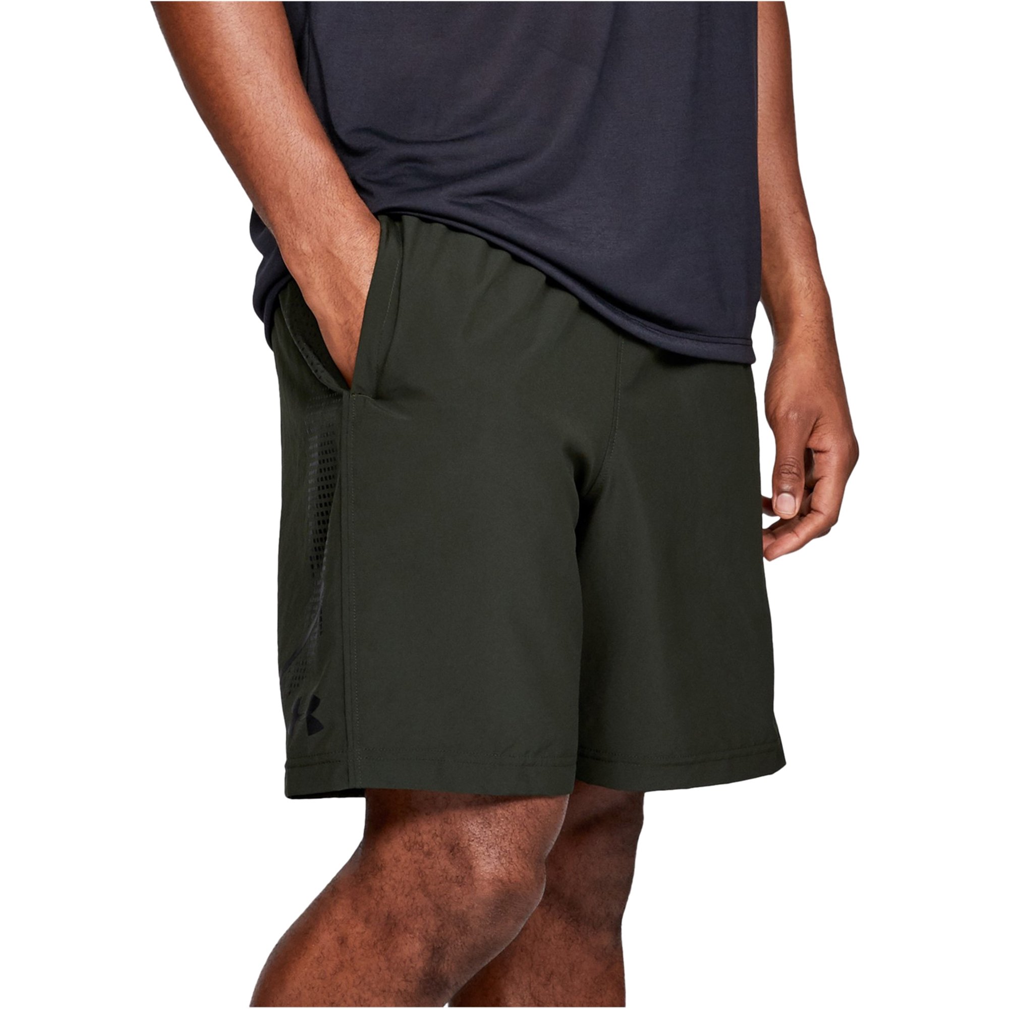 HeatGear - Pantalones cortos largos para hombre