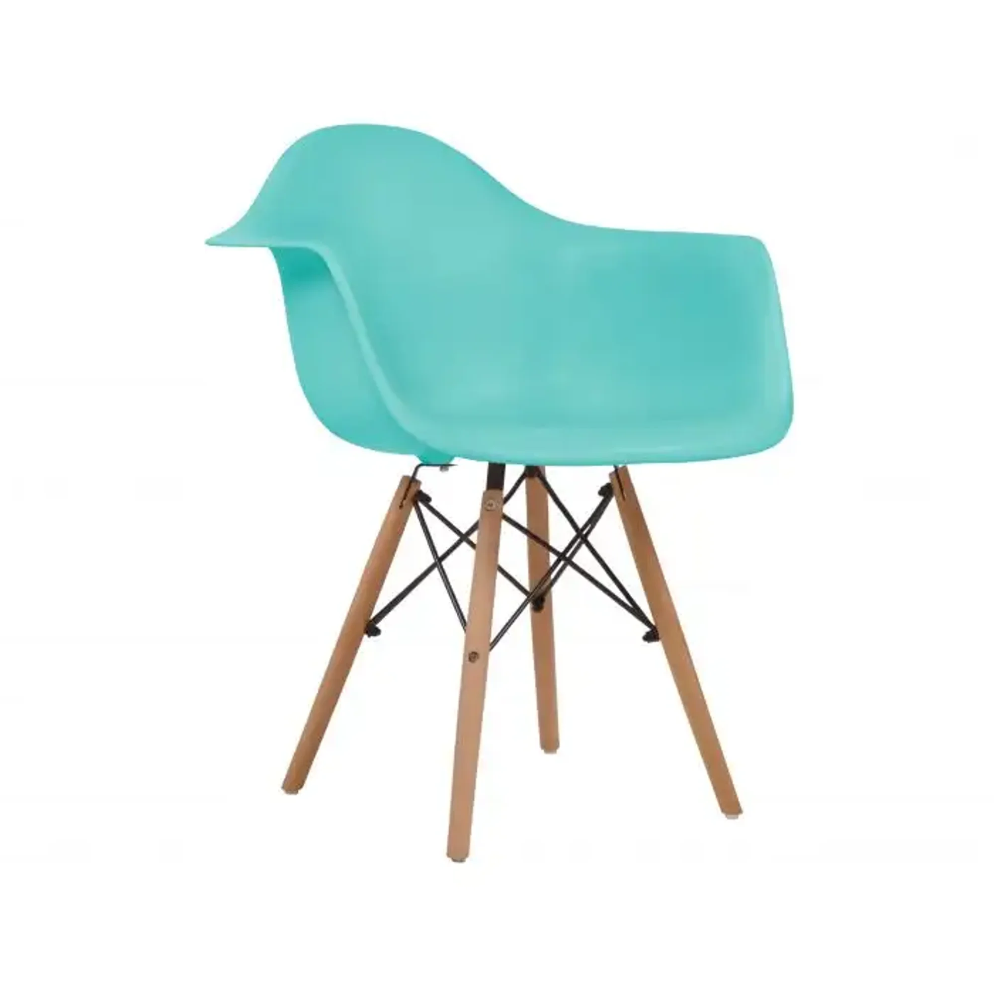 Mesa Infantil Eames con Sillas Aqua