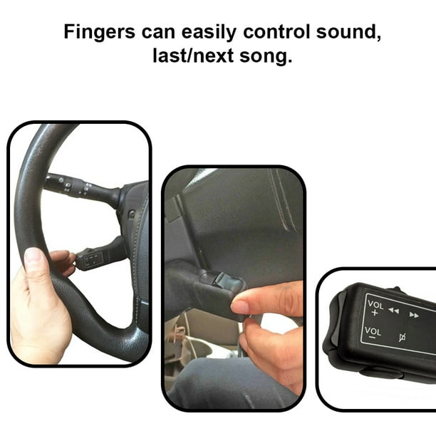 Control Irfora universal para volante de coche de 5 teclas, mando a distancia con cable Irfora Control remoto | Walmart en línea