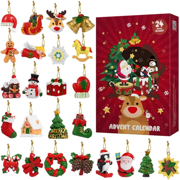 calendario de adviento toyvian con 24 adornos colgantes calendario de cuenta regresiva de navidad fa homemaxs haomx5105947