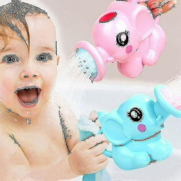 Fisher-Price - Juguete de baño de elefante para ducha, juguetes de baño  para bebés, juguetes sensoriales para bebés, juguetes de animales de safari