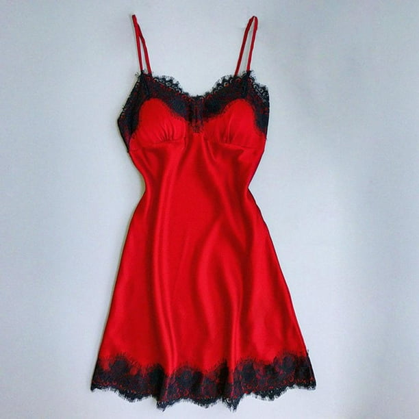 Las mejores ofertas en Ropa de dormir y vestidos rojos para mujer