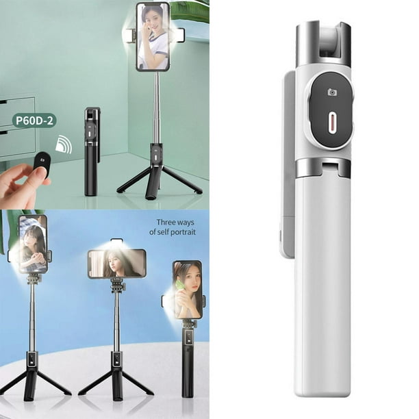 Trípode para teléfono de 70 pulgadas, trípode para selfie stick con control  remoto, trípode portátil para teléfono celular con soporte para teléfono