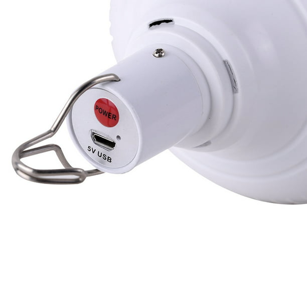 Luces de camping, linterna de camping, bombilla LED de trabajo, iluminación recargable  USB regulable, 60 W, 3 modos de iluminación, luz de tienda portátil