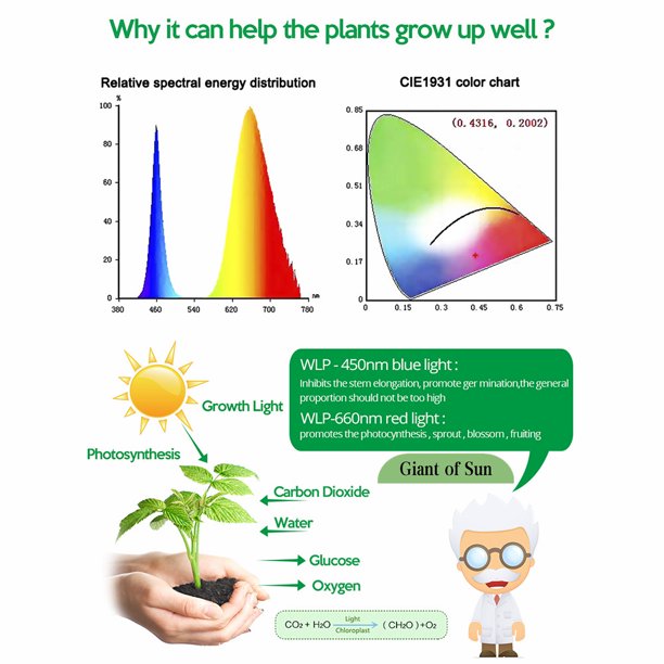 Tira de luces LED solares para cultivo de plantas, espectro completo, 5 V,  Phytolamp para flores (5 m) WDOplteas Para estrenar