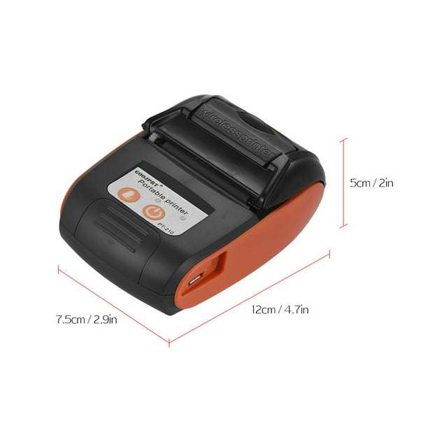 Impresora térmica portátil bluetooth 58mm impresora de recibos GOOJPRT  naranja