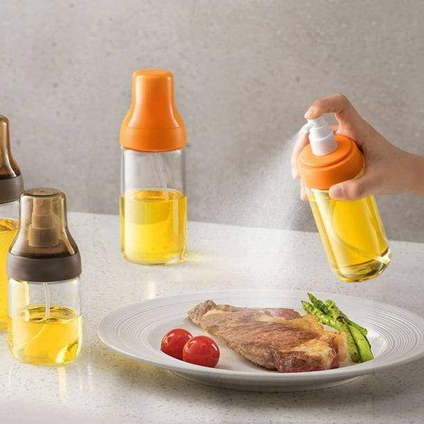 2 pulverizadores de aceite para cocinar, rociador de aceite de oliva,  dispensador de aceite para cocina, dispensador de aceite de oliva, botella  de