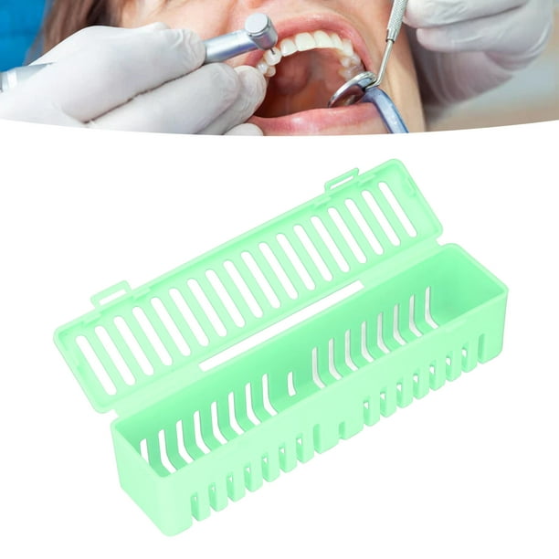 Contenedor de Autoclave Dental de Plástico Caja de Autoclave para  Instrumentos Dentales Caja Dental de Plástico Contenedor de Limpieza de  Instrumentos Médicos ANGGREK Otros