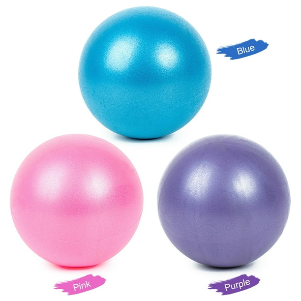 Pelota de pilates pequeña, pelota central, pelota de yoga antiexplosión  engrosada, pelota de ejercicio para Azul Sharpla pequeña pelota de pilates