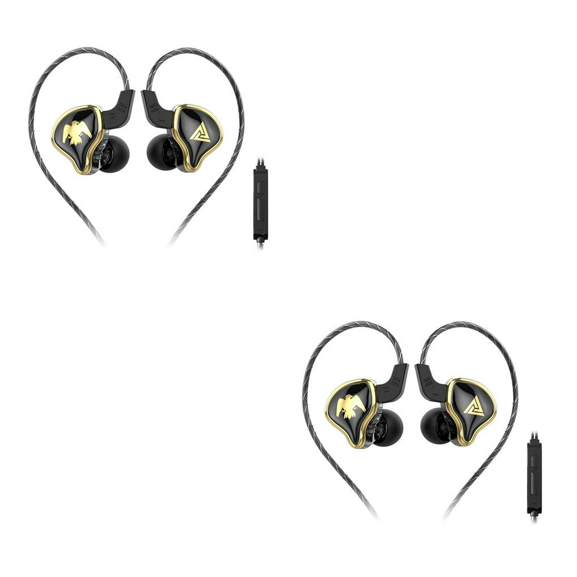 Sidaley auriculares con cable de 3,5 mm de cable largo auriculares de  teléfono dinámicos de 2 pines Sidaley