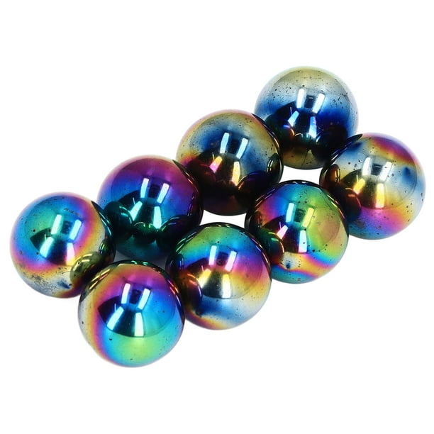 Bolas magnéticas de arco iris Bolas magnéticas de arco iris para niños  Bolas magnéticas Imanes de esfera Imanes de esfera para niños 10 piezas Bolas  magnéticas de arco ANGGREK Otros