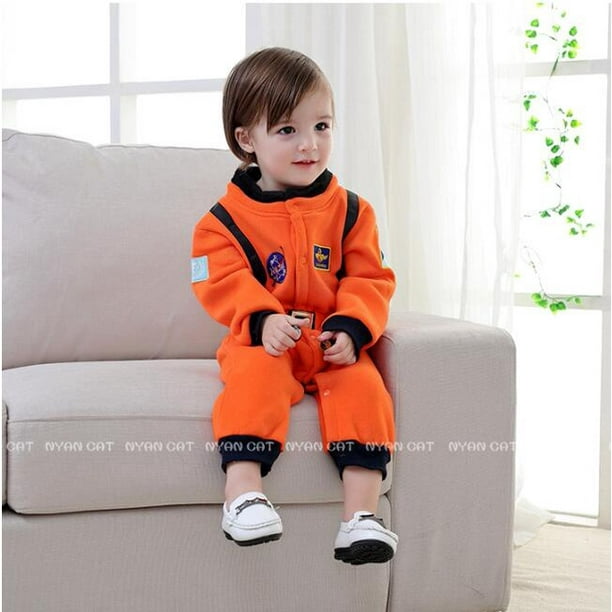 Disfraz De Astronauta Para Bebés Niñas Niños De Manga Larga Ropa De Espacio  Grueso Halloween Babe Dress Up