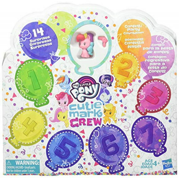 my little pony toy cutie mark crew confetti party countdown collectible 8 pack con 14 sorp my little pony my little pony