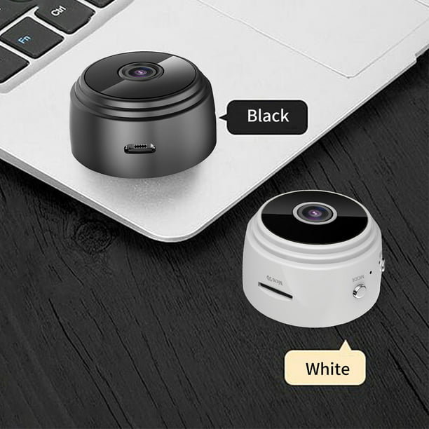 A9, Mini cámara inalámbrica Wi-Fi 1080p, Detección de movimiento, modo  nocturno, batería incorporada, imán