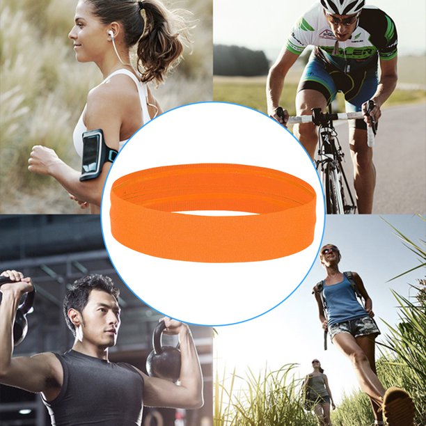 Diadema deportiva para hombres y mujeres, banda para el cabello que absorbe  la humedad, bandas de algodón para el sudor, para correr, ciclismo, yoga