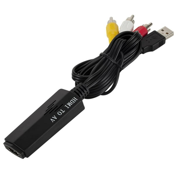 Cable HDMI Compatible con 3 RCA, adaptador de Cable AV de Audio y vídeo de  1,5 m, Conector de extensión de convertidor para reproductor a TV -  AliExpress