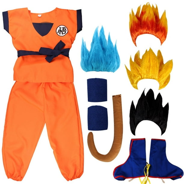 Peluca Goku Dragon Ball™ niño: Accesorios,y disfraces originales baratos -  Vegaoo