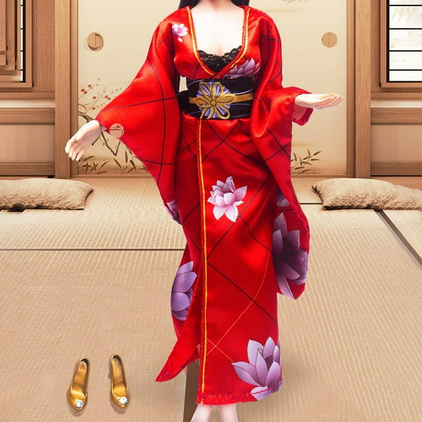 Traje De Kimono Japonés Para Mujer, Juguete Modelo De Muñeca Para  Decoración Zulema Chaqueta de figura de acción