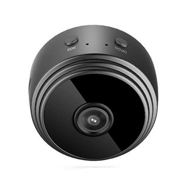 Mini cámara redonda wifi con visión nocturna y resolución hd 1080p
