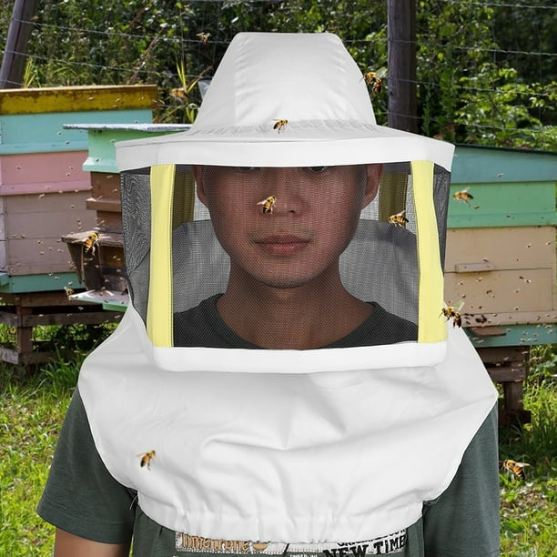 Toystoory Sombrero desmontable para seguridad, ropa de apicultor de cuerpo  completo de algodón, protección de seguridad, disfraz de apicultor Jardín y  Patio amarillo SG