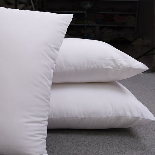 Inserto de cojín para ropa de cama (2 unidades, blanco) - 15.7 x 15.7  pulgadas Almohadas para cama y sofá - Almohadas decorativas para el hogar  TUNC Sencillez