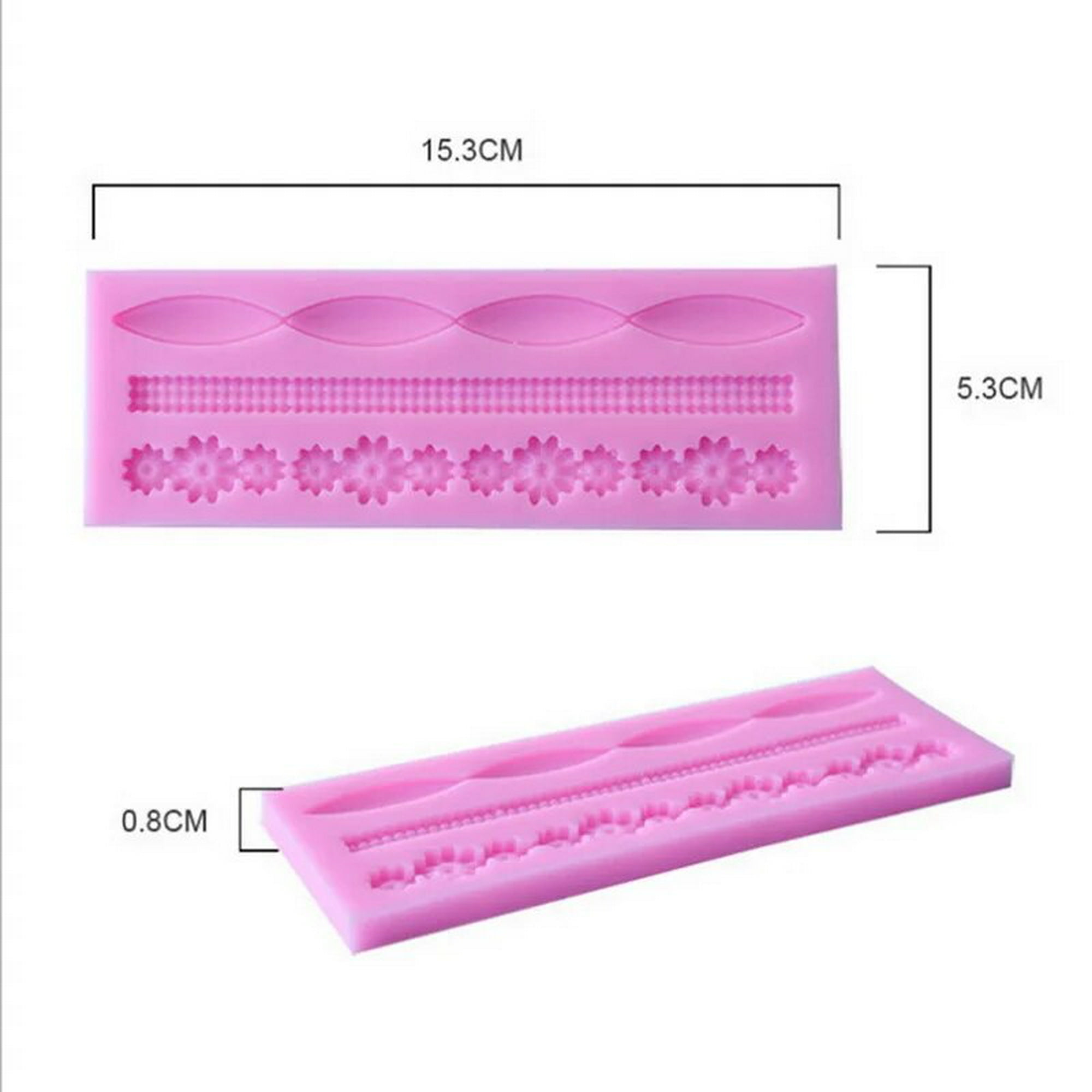 Molde de cuerda para fondant de perlas, moldes de silicona para fondant,  moldes de silicona para perlas redondas, moldes de burbujas para decoración