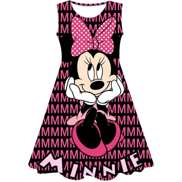 Navidad niñas Mickey Minnie Mouse princesa vestido niños disfraz 3D Mickey  Fancy 2-10 años cumpleaño Gao Jinjia LED