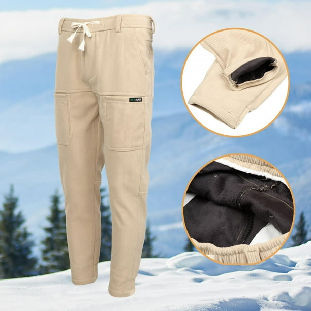 Pantalones Cargo De Invierno Para Hombre, Pantalones Cálidos, Ropa