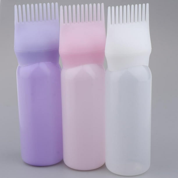 GLEAVI Aplicador de botella de tinte para el cabello, aplicador de tinte  para el cabello, aplicador de botella de aceite para el cabello, botella de