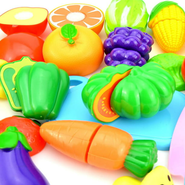 El juguete de comida de plástico corta frutas y verduras, el juguete  educativo para niños Ormromra LN-0880