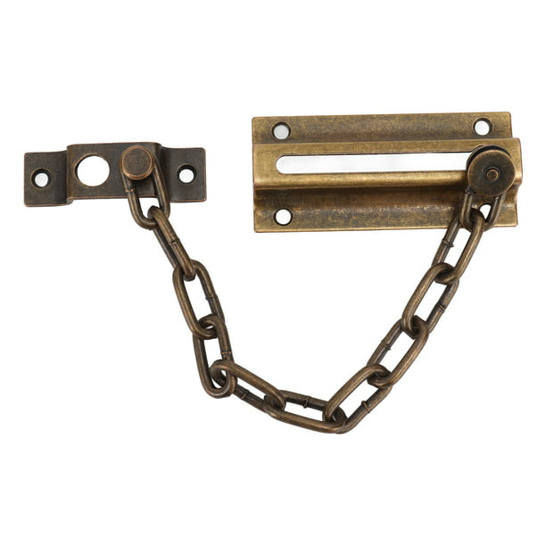 Jack N' Drill - Protector de puerta de cadena con cerradura, paquete de 2  protectores de puerta de cadena, cerraduras de cadena de acero resistentes  y