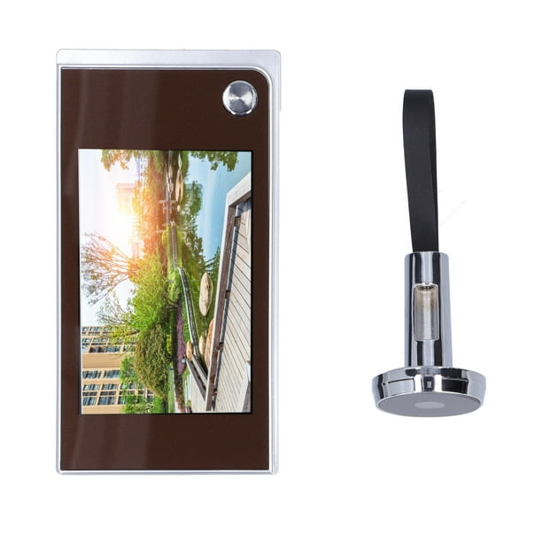 Visor digital de puerta, visor de cámara LCD de 3.5 pulgadas, visor de  mirilla de puerta de gran angular de 120 grados, monitor de seguridad para  el