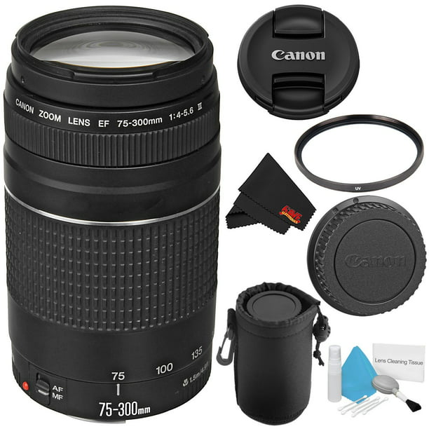 Canon EF 75-300 mm f/4-5.6 III Teleobjetivo con zoom 6473A003 +