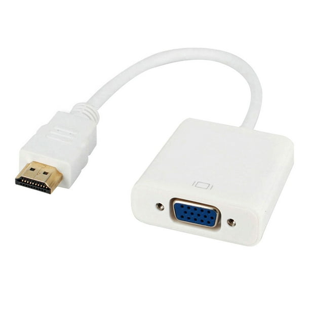 Cable Adaptador Convertidor De Hdmi A Vga 1080p Laptop Hd