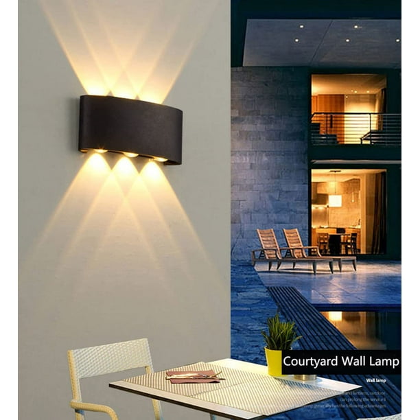 Luces LED de pared modernas de arte largo minimalista, sala de
