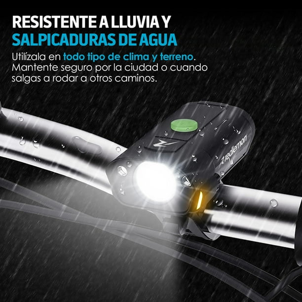 Juego De Luces Delanteras Y Traseras Para Bicicleta, Linterna Led  Resistente Al Agua Con Carga Usb, Accesorios Para Bicicleta De Montaña - Luces  De Bicicleta - AliExpress