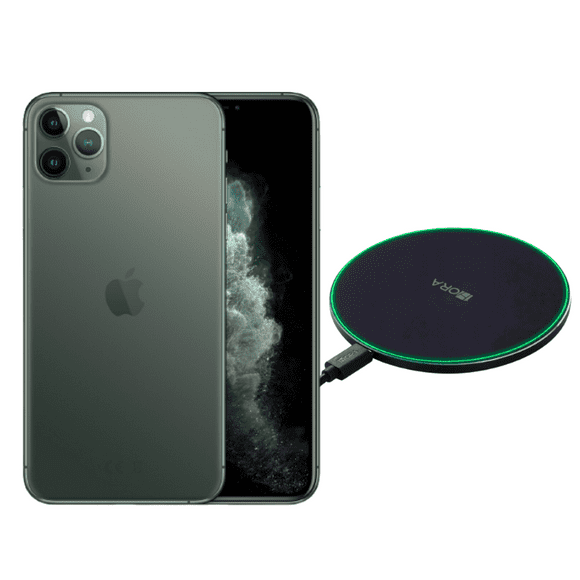 iphone 11 pro max 64gb reacondicionado verde  cargador genérico apple iphone iphone 11 pro max