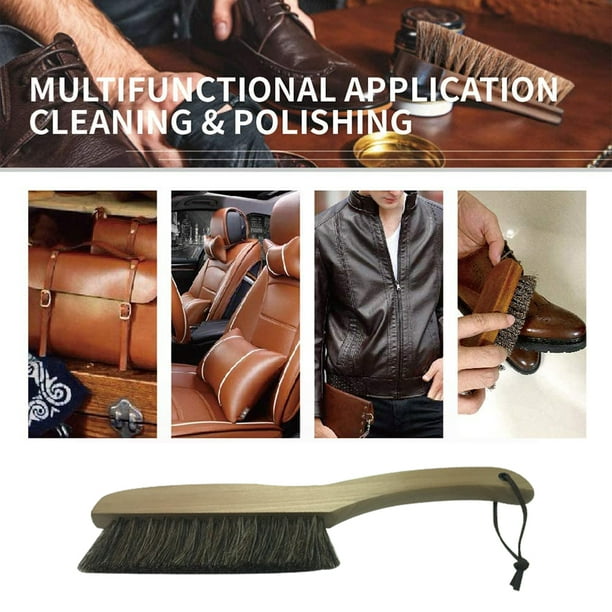  Cepillos de limpieza de escobas de mano, cerdas suaves, cepillo  de polvo para limpiar coche/cama/sofá/corriente/jardín/muebles/ropa, mango  de madera : Salud y Hogar