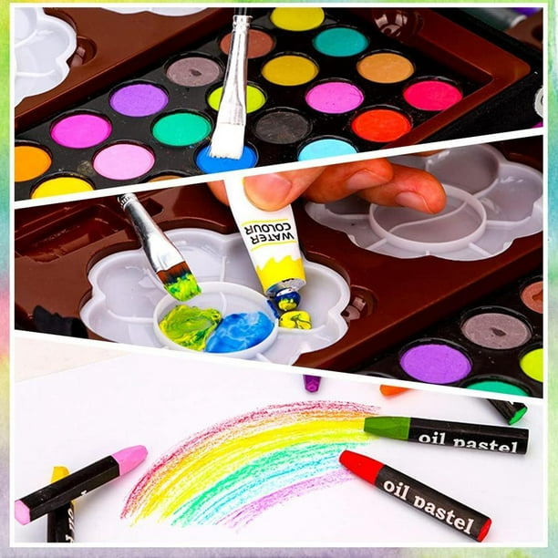A3D Set de Acuarelas para Niños más Plantillas Rainbow Art