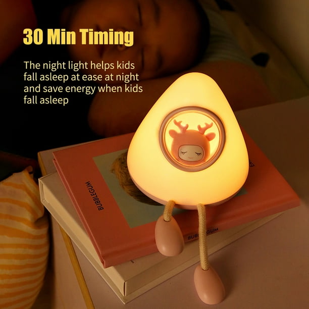 Lámpara de dormir para niños con conejo + amor único, luces de conejo,  luces de dormir, regalos para niños