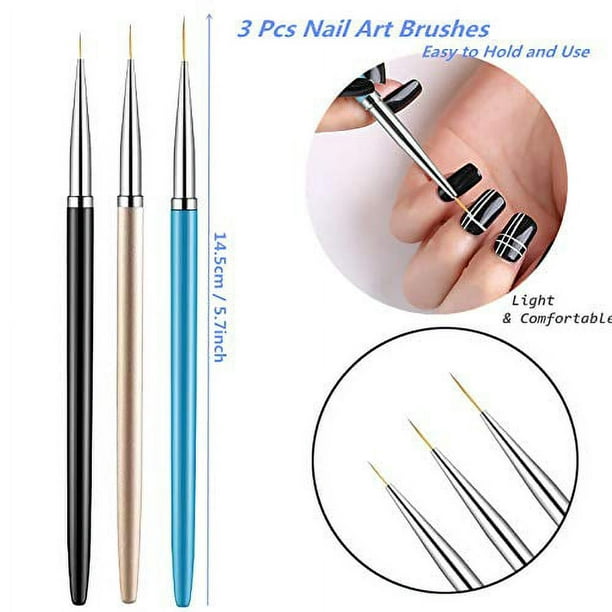 Pinceles Para Uñas Acrilicas, Brushes Acrylic Nails Nylon