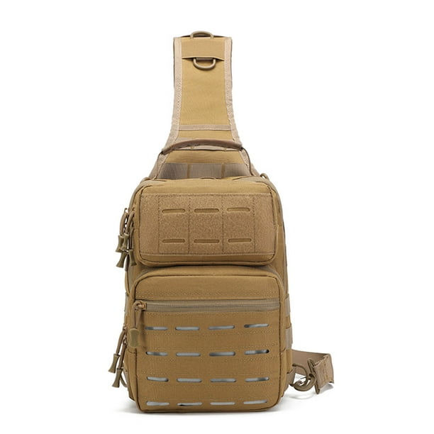 Mochila táctica impermeable de color caqui con cinturón, mochila militar  Rover, bolsa de tiro EDC