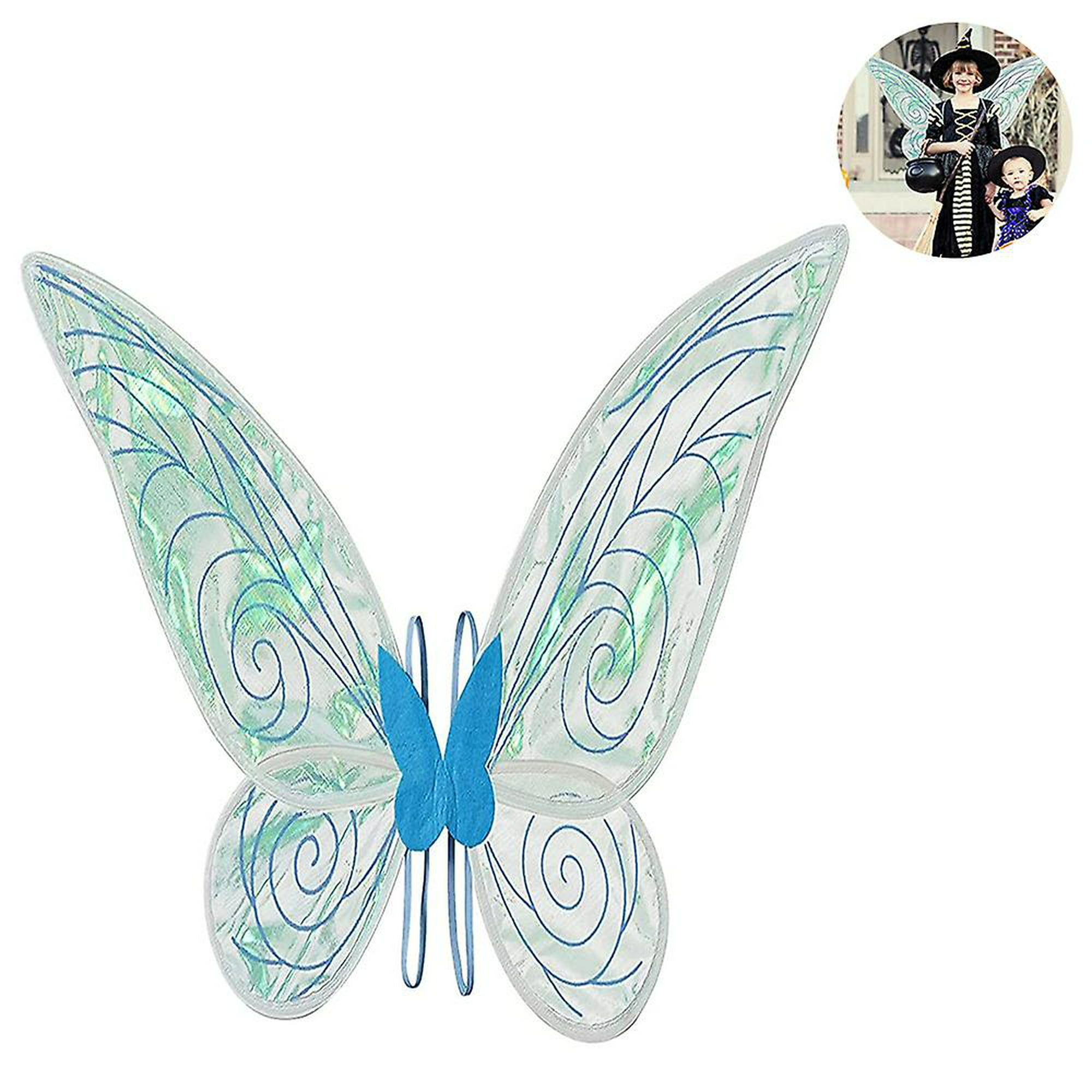 Alas para mujer - Alas de mariposa grandes, disfraces de Halloween para  niñas, alas brillantes para niños pequeños