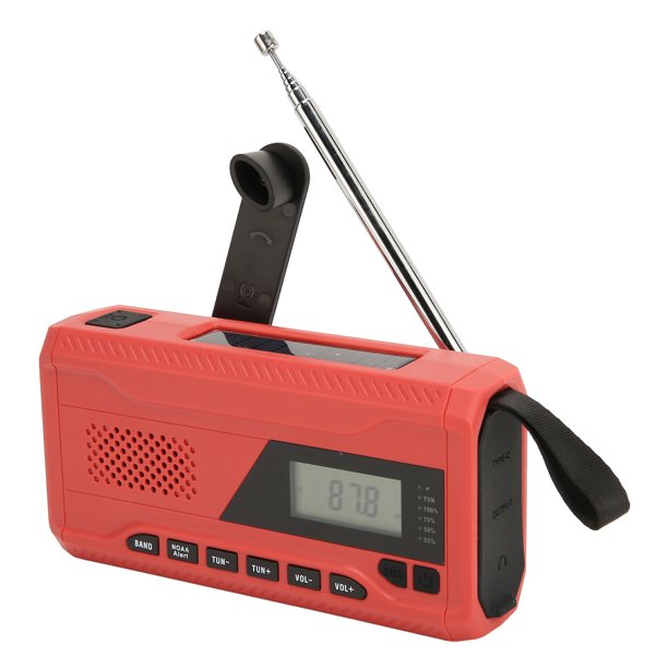 Comprar Radio de manivela de emergencia, Radio solar portátil con