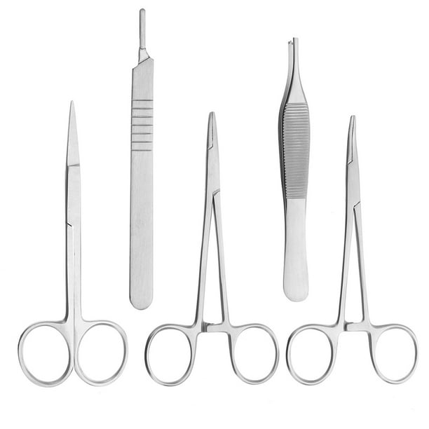  MedHelp Kit de sutura de 50 piezas para estudiantes de medicina  de práctica - Kit completo de práctica de sutura para entrenamiento  quirúrgico: almohadilla de sutura de silicona grande, hilo de