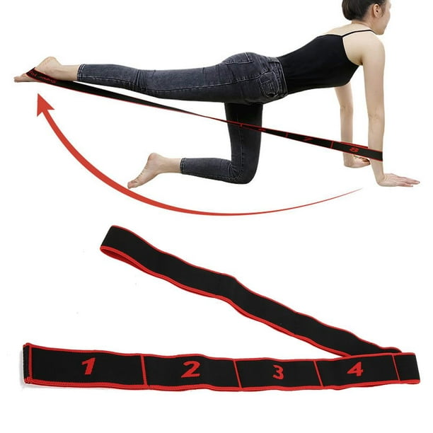 Cinturon De Yoga Banda Elastica De Flexibilidad Correa De Estiramiento De  Pierna