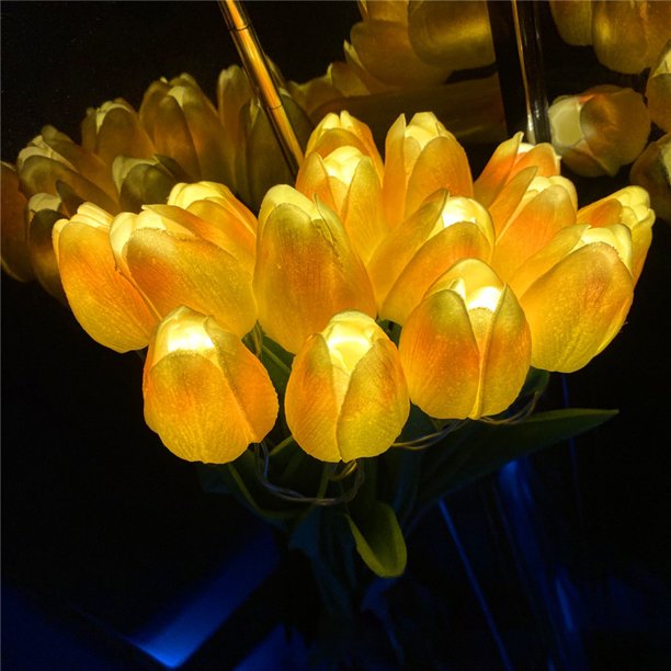 5/10 Piezas Luz De Noche De Tulipán Lámparas Florales De - Temu Chile