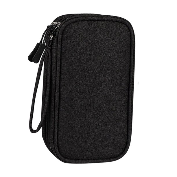 Bolsa De Accesorios Para Cables De Viaje Negro